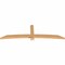 Ekena Millwork Bellingham Timber Gable Bracket, Western Red Cedar, 108"W x 31 1/2"H x 3 1/2"D x 5 1/2"F, 7/12 Pitch GBW108X31X0406BEL00SWR - alternate 2